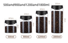 将图片加载到图库查看器，Vacuum Pumping Coffee Nut Glass Storage Jar
