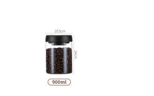 将图片加载到图库查看器，Vacuum Pumping Coffee Nut Glass Storage Jar
